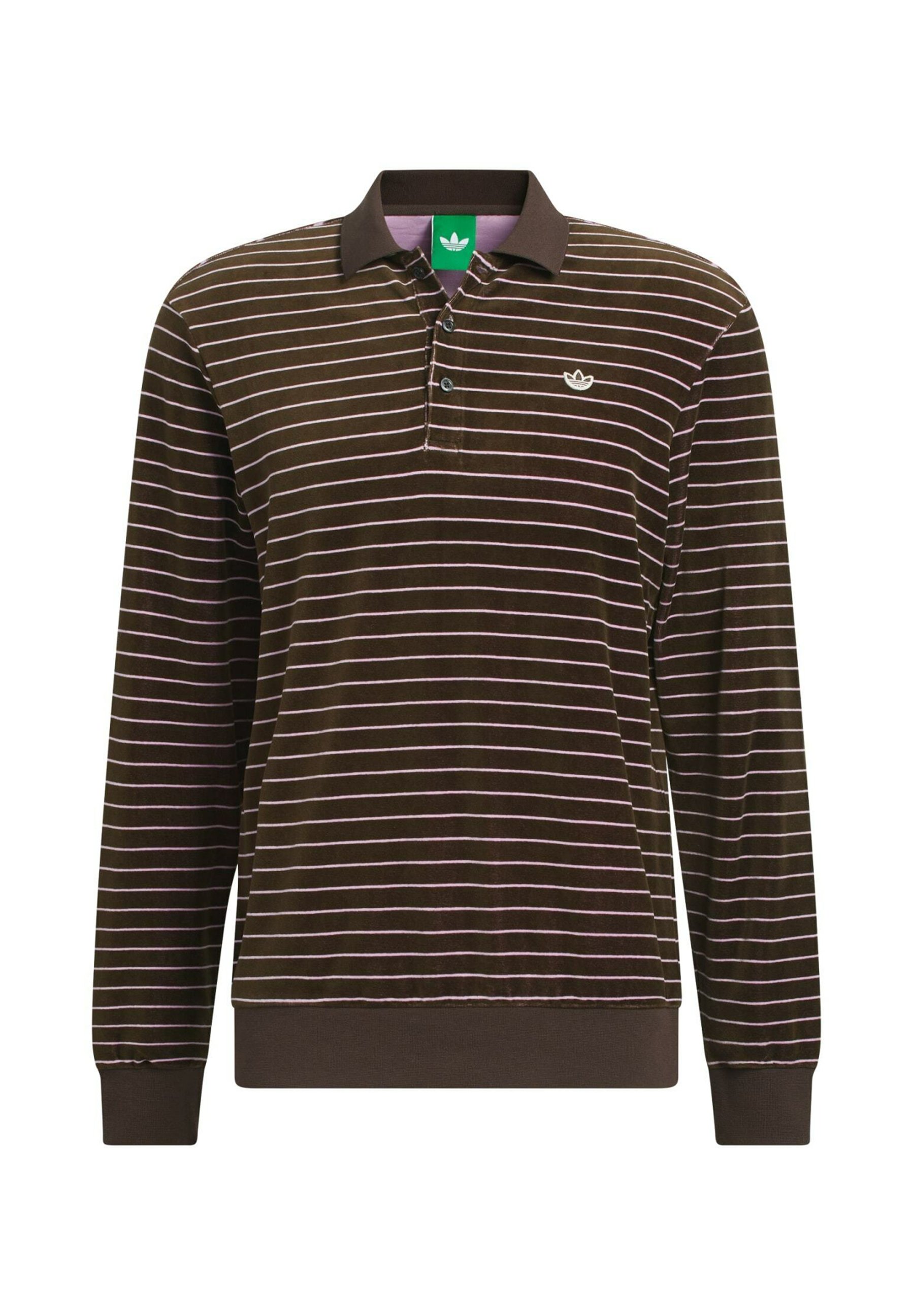 adidas Golf Originals Polo shirt - dark brown/bliss lilac/brown