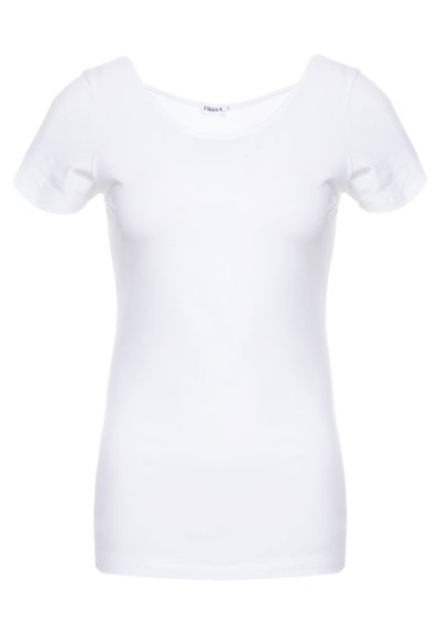 Filippa K SCOOP NECK TOP - T-shirts - white