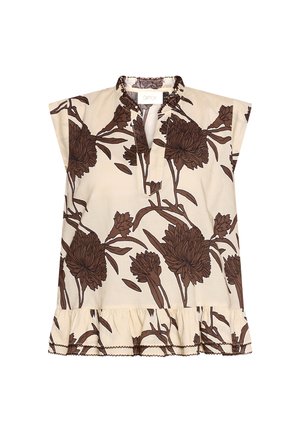 Cartoon, CARTOON MIT RAFFUNG CASUAL-BLUSE - Bluse - beige braun