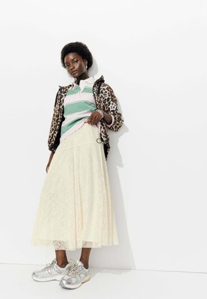 ÉVASÉE  - Jupe trapèze - ecru