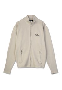 SIGNAR TRACK JACKET - Adīta jaka - washed stone black