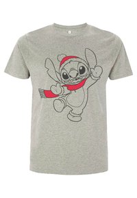 Henry Tiger LILO & STITCH STITCH HOLIDAY UNISEX - Triko s potiskem - melange grey