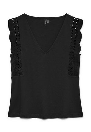 Vero Moda, VMGABBY V NECK - Top - black