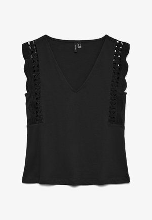 Vero Moda, VMGABBY V NECK - Top - black