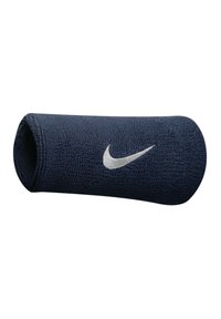 Nike Performance - UNISEX  DOUBLEWIDE WRISTBANDS - Prakaitą sugerianti juosta - blauweiss Miniatiūros vaizdas 1