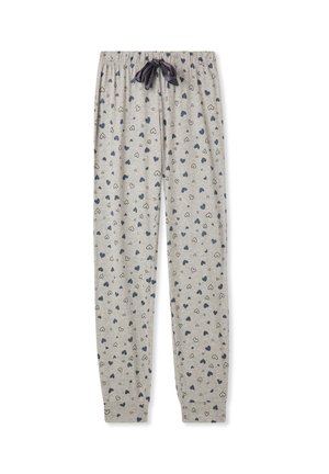 Terranova CON CUORI E COULISSE - Pantaloni del pigiama - grigio chiaro melange