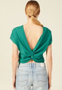 BONOBO Jeans MIT KURZEN ÄRMELN - Camicetta - vert turquoise