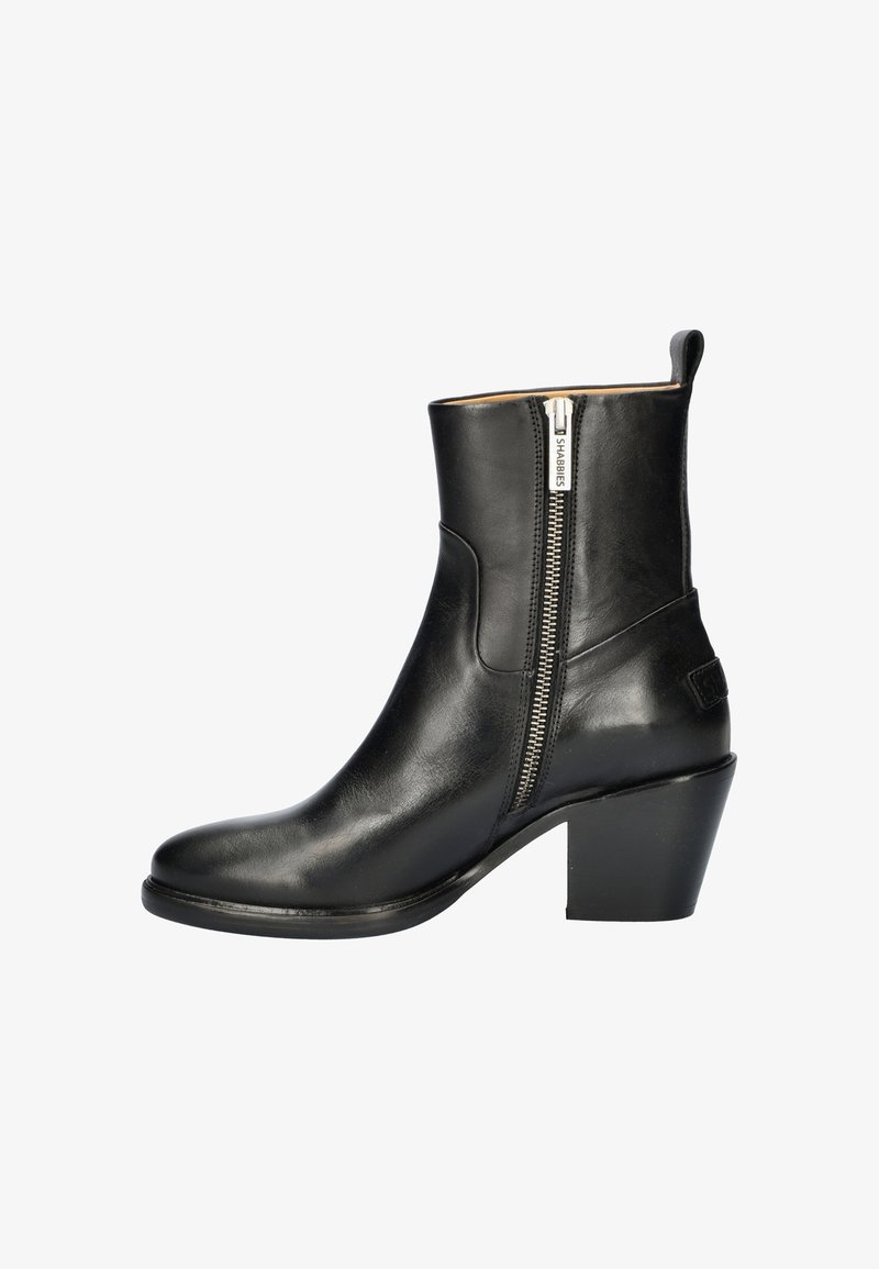 Shabbies Amsterdam JULIE - Lage laarzen - zwart