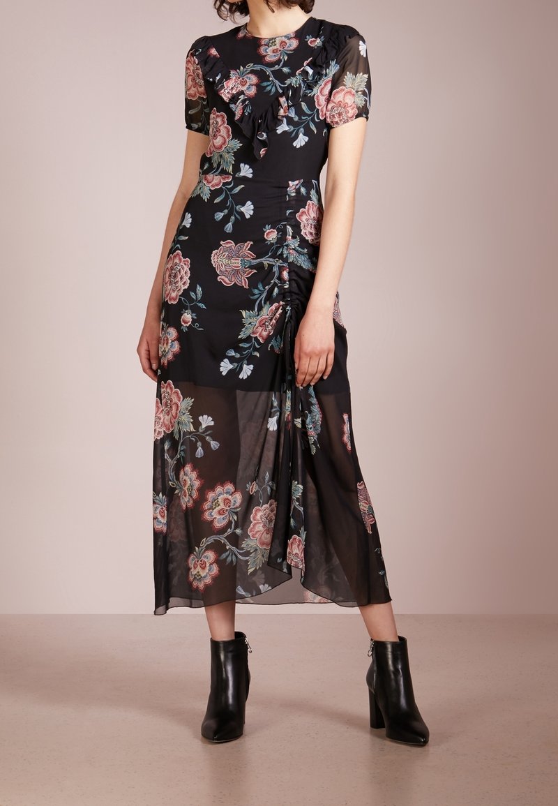 pinko flower dress PINKO Dresses | Sky blue Women's Short Dress