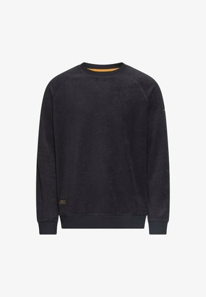 camel active, FROTTEE SWEATSHIRT MIT WEICHEM INNENMATERIAL - Sweatshirt - dark navy