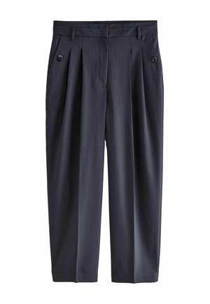 PINSTRIPE TALL  - Tygbyxor - navy blue