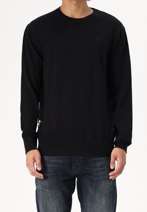 Strickpullover - black