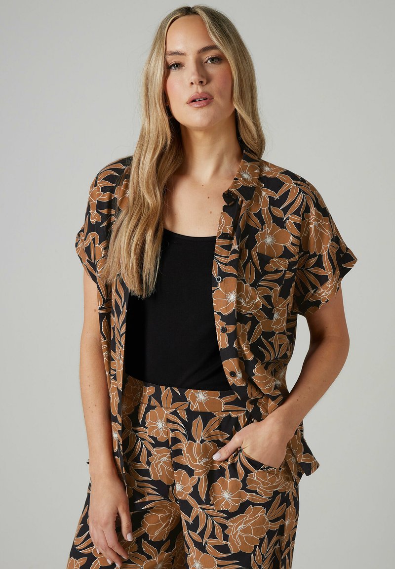 Long Tall Sally FLORAL PRINT - Camicia - orange