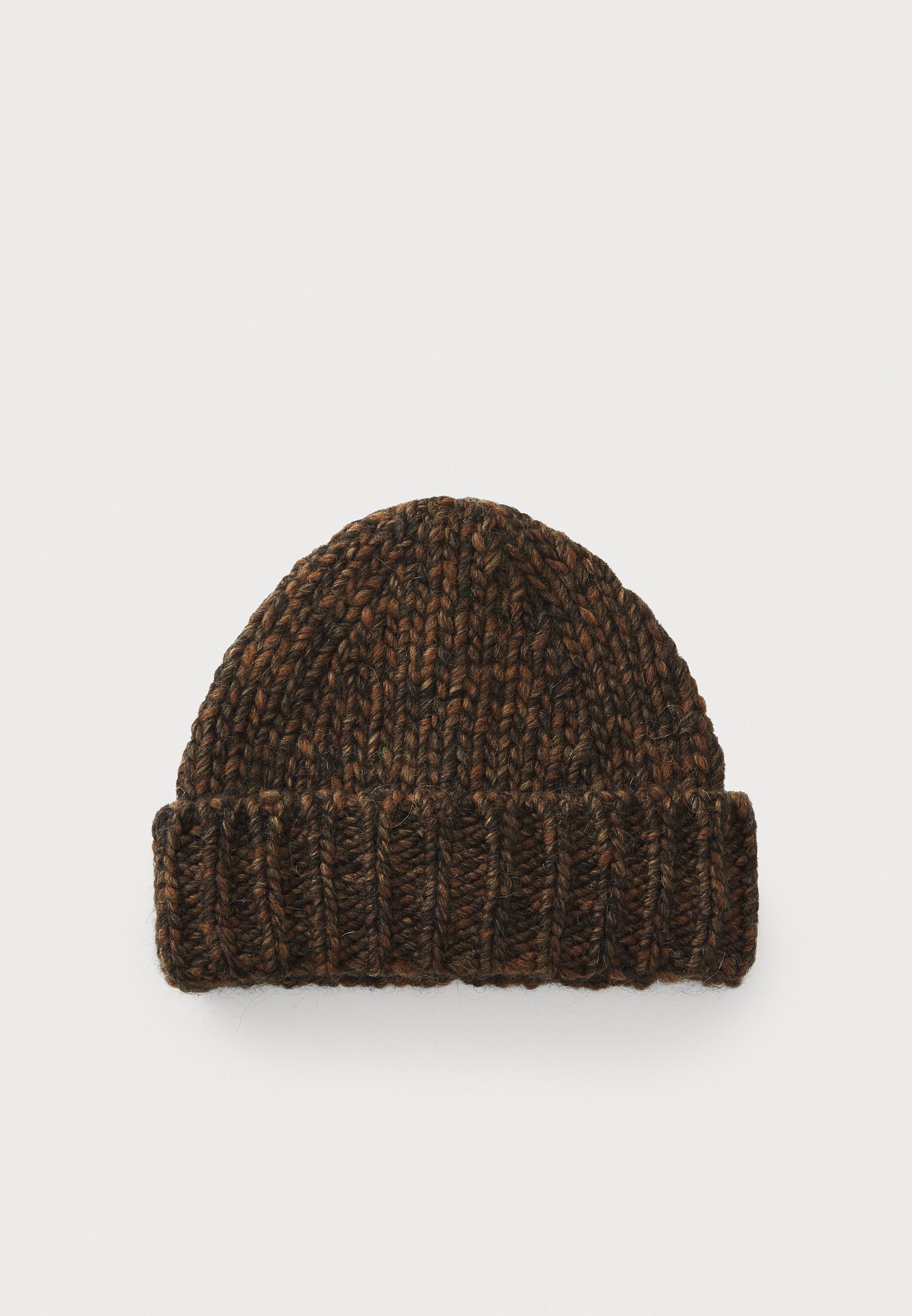 Chunky Brown Knit Hat Shelby Alpaca Knit Hat - Walnut Brown Alpaca Knit Hat - Ulla  main image 2