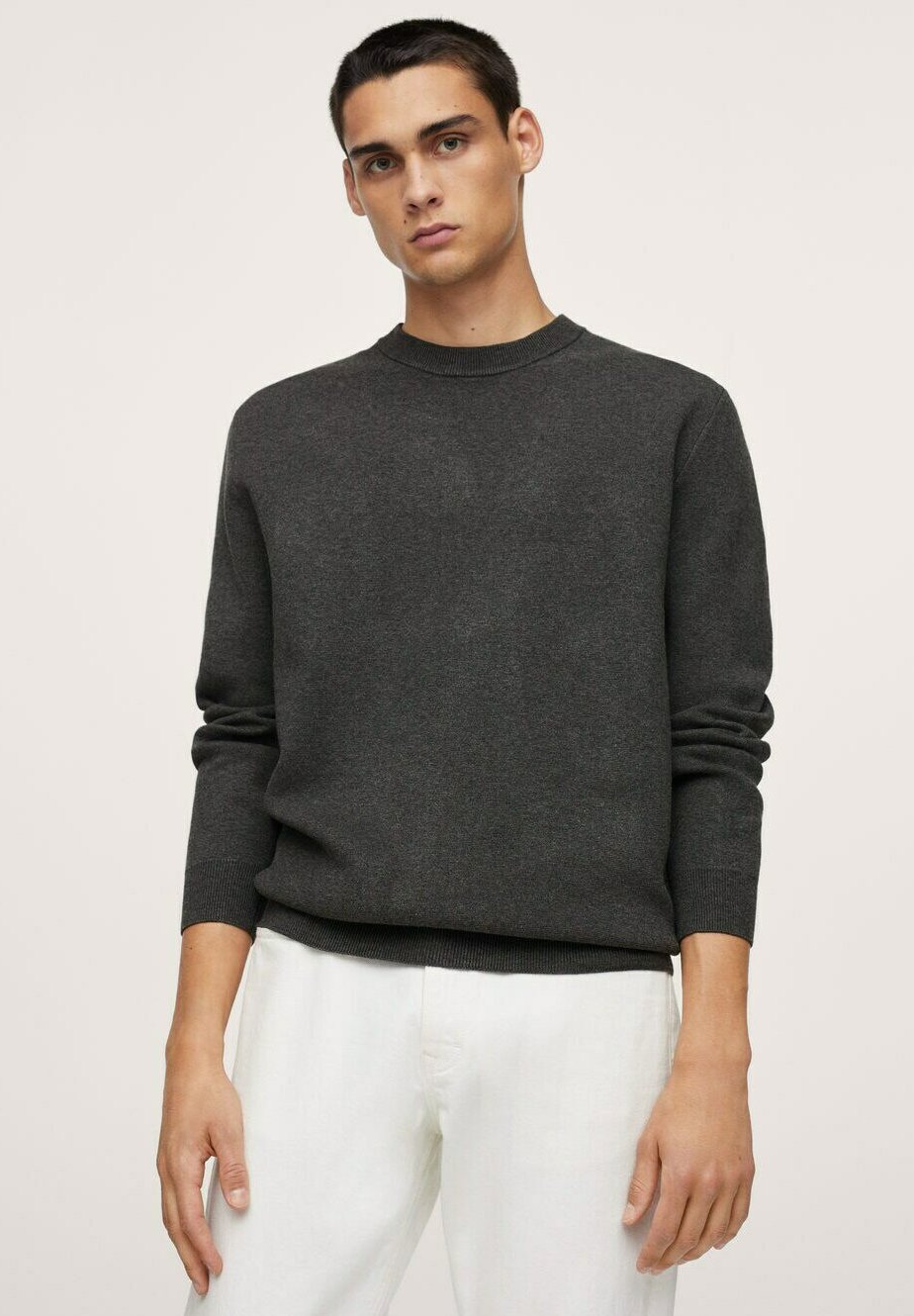 Mango STRETCH - Maglione - anthrazit/antracite - Zalando.it