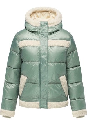 EDITAH SHINY YOUMODO - Giacca invernale - dusty green