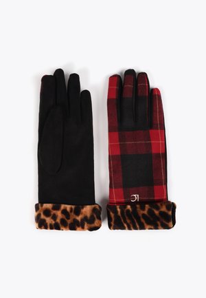 NYLON GLOVES 06339 - Guantes - red