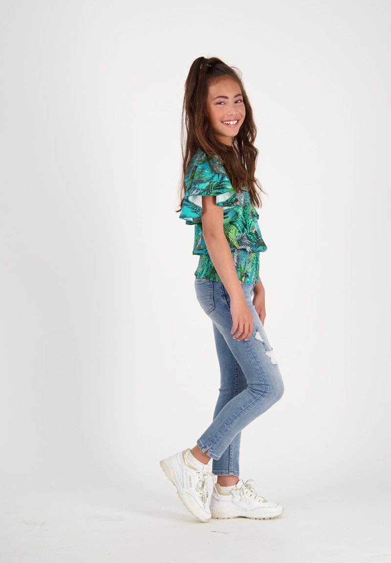 Kinder T-Shirts | Vingino HEMMA T-Shirt print pasific aqua/grün - NG68875 Kinder T-Shirts | Vingino HEMMA T-Shirt print pasific aqua/grün - NG68875