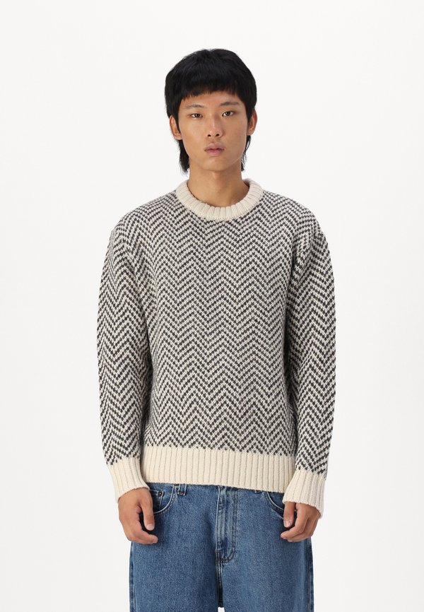 SLHHARRY RELAXED CREW NECK - Jumper - beige