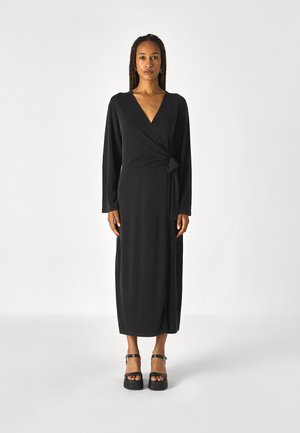 MSCH Copenhagen ADELONA LYNETTE WRAP  - Denné šaty - black