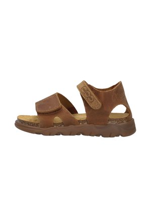 UNISEX PLATTE - Outdoorsandalen - cognac