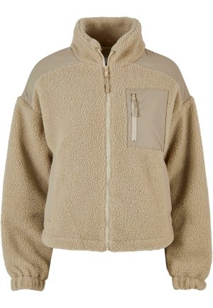 Urban Classics Fleece jacket - wetsand