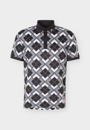 J.LINDEBERG Sports, 30Y TOUR TECH ARGYLE - Pólóing - black/white