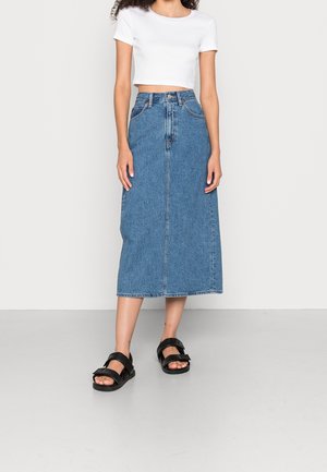 Denimnederdele - blue denim