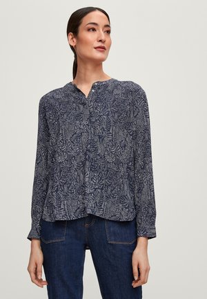 MIT ALLOVERMUSTER - Bluse - dark blue floral print