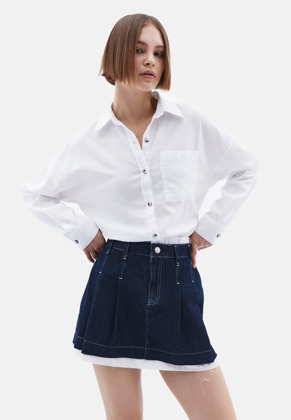 WITH POCKET - Hemdbluse