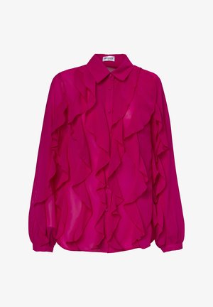 INFLUENCER, FRILLED - Overhemdblouse - azalea