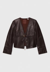 GAP X CULT GAIA LEATHER JKT - Veste en cuir - woodsy brown