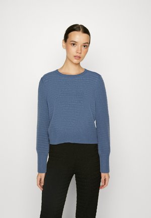 VERO MODA VMCARE Dames Structure Longsleev O-Neck Blouse Ganoos Pullover, North Atlantic, XL (EU