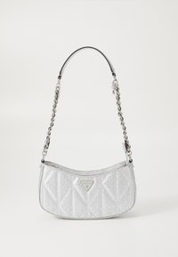 ALDINA TOP ZIP SHOULDER BAG - Soma ar siksnu pāri ķermenim - silver-coloured