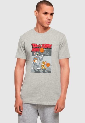 TOM AND JERRY - BASKETBALL BUDDIES - Print T-shirt - heather grey