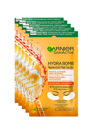 PATCH OCCHI MASCHERA OCCHI ANTI FATICA CON SUCCO D'ARANCIA E ACIDO IALURONICO - 5 PACK - Cura degli occhi