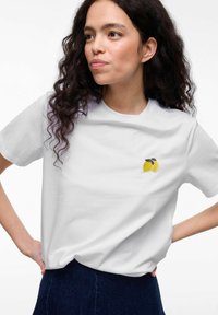 VILA VINORA S/S NOOS - T-shirts print - bright white