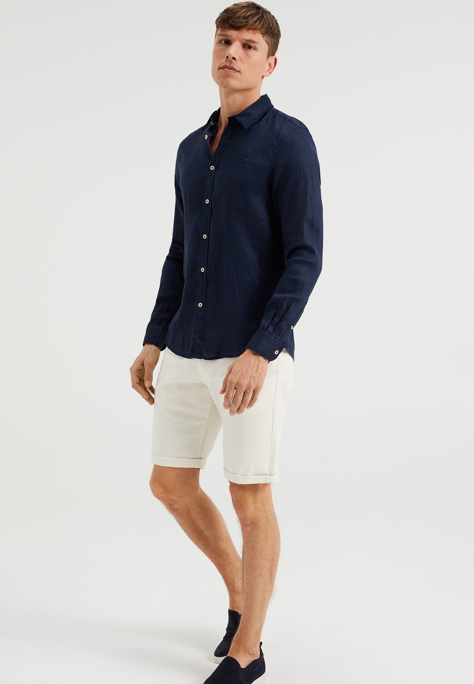 WE Fashion Shirt - blue/mottled dark 