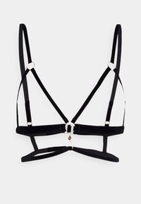 Bluebella SIMONE OPEN SOFT BRA - Triangel-BH - black/gold