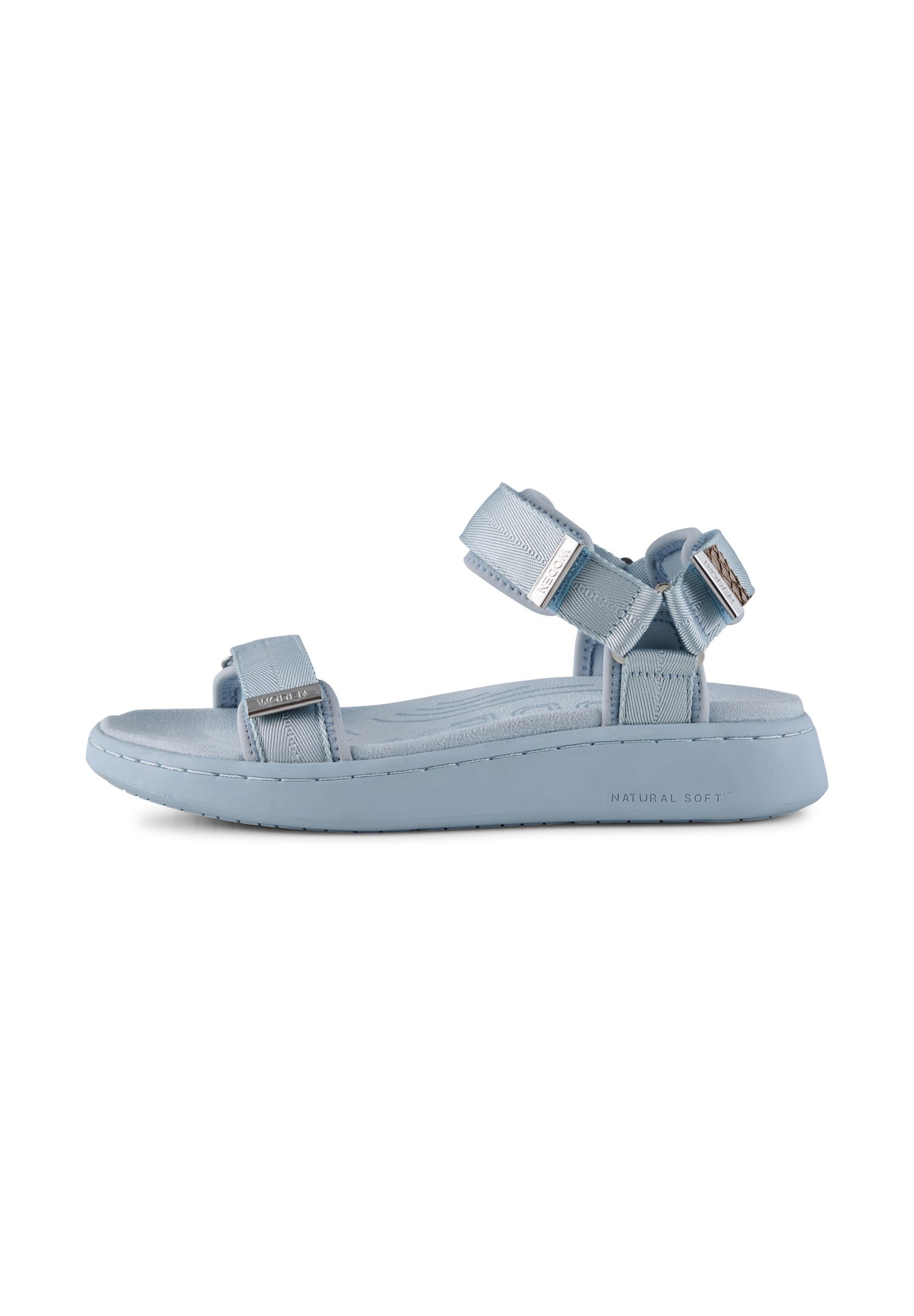 Woden LINE - Sandalias - hellblau/azul marino - Zalando.es