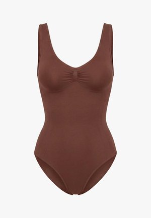 SNOCKS, SHAPING BODY MIT BREITEN TRÄGERN - Lingerie sculptante - braun