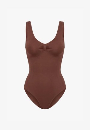SNOCKS, SHAPING BODY MIT BREITEN TRÄGERN - Lingerie sculptante - braun