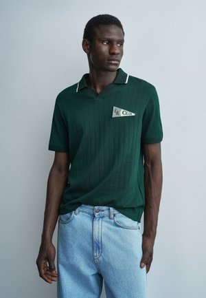 Emporio Armani Polo - green/white