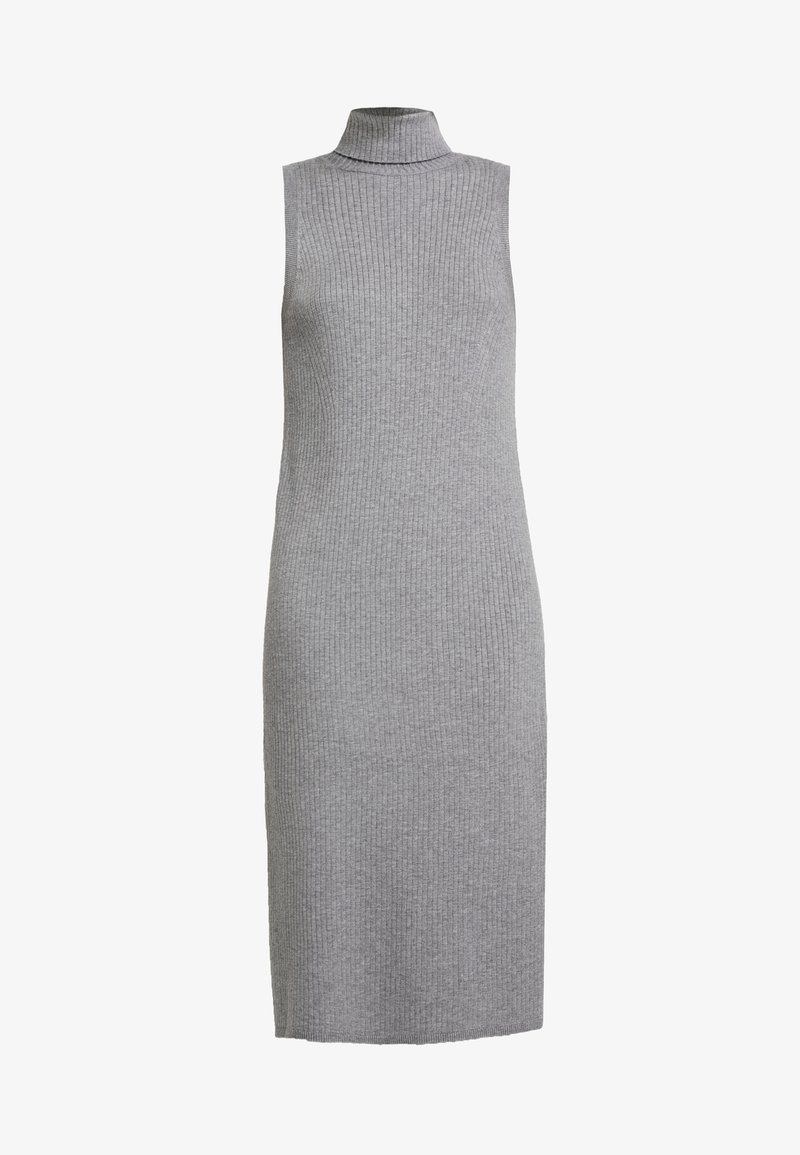 banana republic grey sweater dress Banana Republic - Ribbed Knit Sweater Dress Size XL | Light Gray Long Sleeve Midi Dress
