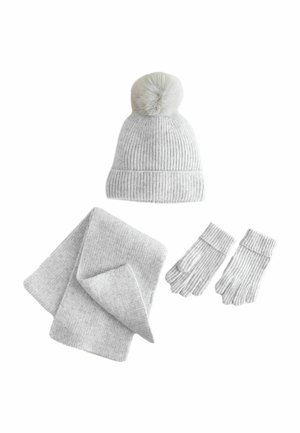 REGULAR FIT - CABLE SET  - Sjaal - grey