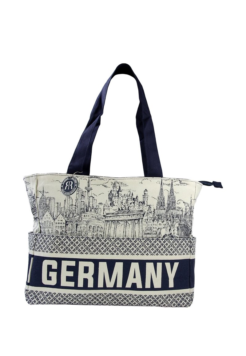 Robin Ruth GERMANY KOLLEKTION - Shopping Bag - navy, beige/dunkelblau ...