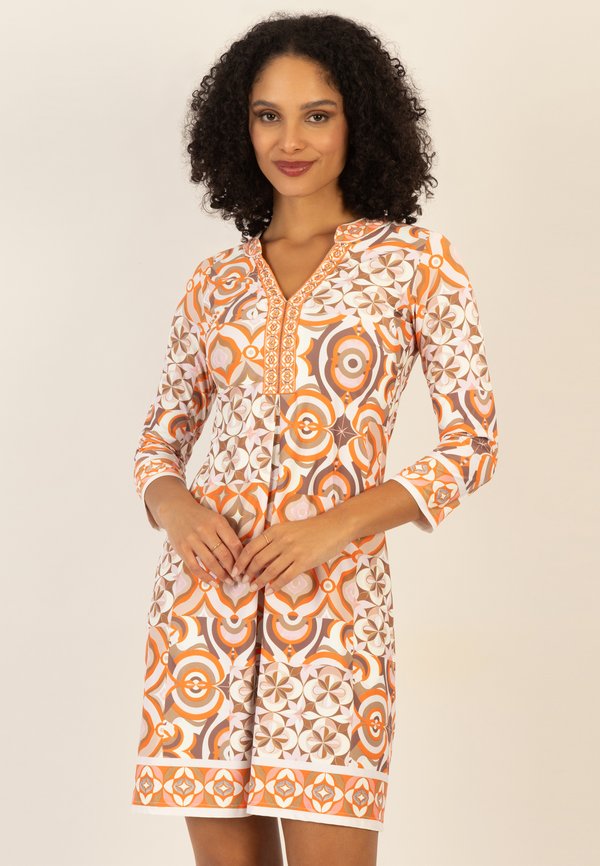 Freizeitkleid - orange multicolor