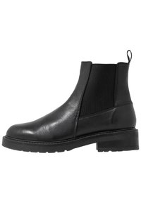 JEMMA - Enkellaarsjes met plateauzool - black
