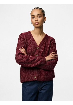 PCNINA V NECK NOOS  - Gilet - tawny port