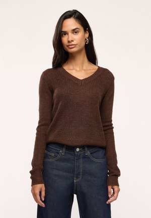 Terranova, MAGLIA - Maglione - marrone melange